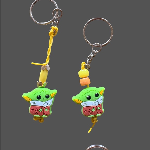 Colorful Beaded Keychains Set - Picture 4 of 5